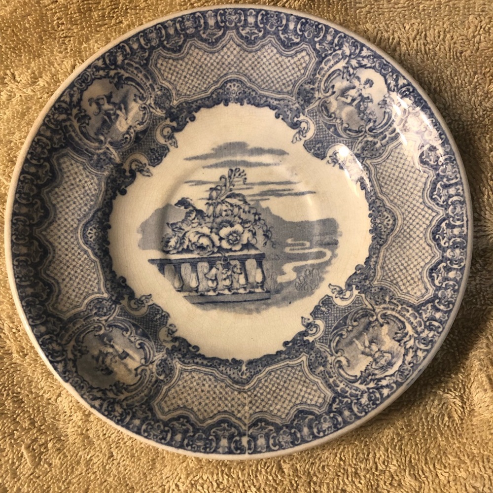Spode Wheat Gathering Plate
